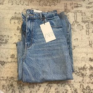 Zara High-Rise Full Length Jeans